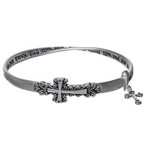 Inspirational Silver Bracelet